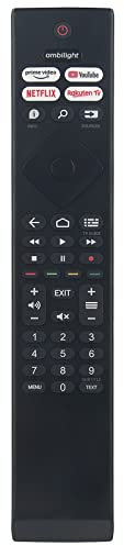 VINABTY 398GR10BEPHN0041HR HR45B-GJ01 Télécommande remplacée pour Philips Remote 32PFS6906/05 32PFS6906/12 70PUS7956/12 65PUS7906/12 65OLED706/12 55PUS8106/12 65PUS7556/12 50PUS7406/12 75PUS7906/12