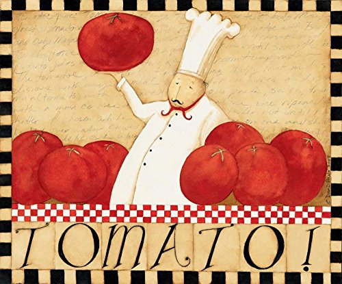 Feeling at home KUNSTDRUCK auf GEROLLTE LEINWAND Tomaten DiPaolo Dan - Küche horizontal Leinwandbilder auf 380gr 100% baumwolle cm_53_X_63