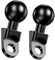 iHYTOON Testa a Sfera dello Specchietto Retrovisore Base di montaggio a sfera da 1 '' con foro di montaggio da 10 mm Sfera di montaggio adatta per supporti Ram Mounts(R12*2)