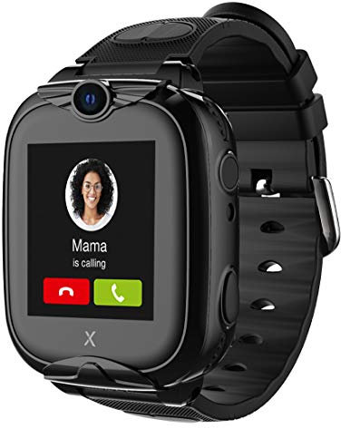 XPLORA XGO 2 - Teléfono Reloj 4G para niños (con SIM) - Llamadas, Mensajes, Modo Colegio, SOS, GPS, Cámara, Linterna y Podómetro - Incluye 3 Meses de suscripción Gratuita (Negro)