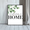 TANYANG Nordic Welcome Home Zitat Eukalyptus Poster Leinwand Malerei Grün Wandkunst Eingangsweg Schild Bilder Für Wohnzimmer Wohnkultur 30X40Cm Kein Rahmen