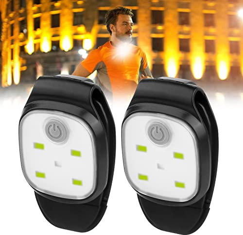 Aicharynic 2 Stück LED Blinklicht Sicherheitslicht, Blinklicht Schulranzen LED Clip Lampe LED Clip Sicherheit Licht für Schulranzen Nachtläufer Hunde Bergsteiger Leuchtanhänger