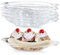 MOLIGOU 6 Pcs Banana Split Boat Dishes, 7.4 oz Ice Cream Sundae Bowls, Clear Acrylic Serving Dishes for Banana Split, Candy, Snack