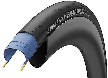 Goodyear 0810432031912 Eagle Sport 32-622-Neumático Plegable para Bicicleta de Carretera (700 x 32 cm), Color Negro, Unisex Adulto, 700x32