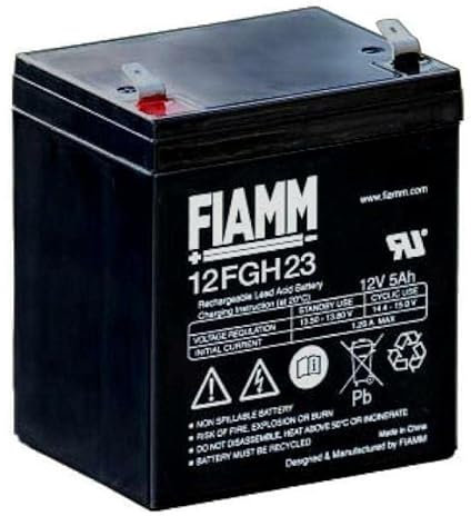 FIAMM SPA BATTERIA AL PIOMBO 12V 5AH 12FGH23SLIM 12FGH23