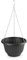 CABLEPELADO Macetero Colgante de plástico, Maceta Colgante, Cesto Colgante, Jardinera Colgante, Macetero suspendido, Canasta Colgante para Plantas, Diámetro Superior: 25 cm, Plástico, Negro
