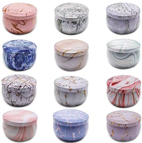 SOSINYA Duftkerzen Geschenk Natürliches Sojawachs Natürliche Entspannung Aromakerze für Bad, Yoga, SPA, für Festival und Hochzeiten Aromatherapie Kerzen Dekorationsgeschenk (12 Stück) (A)