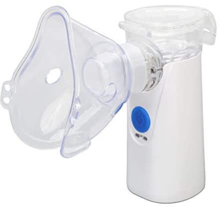 Fockety Tragbarer Vernebler, über USB Wiederaufladbar Verneblermaschine für Erwachsene und Kinder, Ultraschallvernebler von Kühlem Nebel Handdampfinhalator Zum Reisen Haushalt Heim Büro