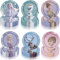 REAGAR 60 platos de fiesta Frozen Elsa Frozen Elsa accesorios para fiesta Favores Frozen Elsa cumpleaños decoración de ducha de bebé (7 pulgadas)