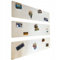 STALFORM 3 x Magnettafel Weiß 80x22 cm aus Edelstahl Magnetwand Pinnwand Magnetisch Groß Magnetboard Küche, Büro, Kinderzimmer