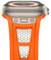 Fullife 49 mm, 45 mm, 44 mm, 42 mm, compatible avec Apple Watch, bracelets de rechange en caoutchouc pour iWatch Ultra 2/Ultra Series SE 9 8 7 6 5 4 3 2 1, Orange/filet en titane