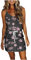 Robe hawaïenne sans Manches à Motif Floral pour Femme, col en V, Robe de Plage hawaïenne mi-Longue, Automne-été 2025, D-846 Rose, XXL