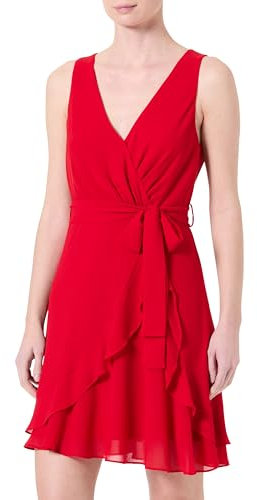 MORGAN Femme 241-rosval Robe Courte, Cerise M, 42 EU