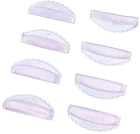 8 Stück Wimpernlifting Pads, 4 Größen Wimpern Lift Stangen, Lash Lifting Pads, Wiederverwendbare Silikon Lash Lift Pads, Silikon Dauerwelle Pad Mit Wiederverwendung Von Augenklappen