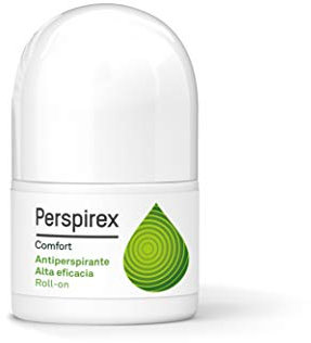 Perspirex ® | Perspirex Comfort | Desodorante Antitranspirante Axilas Roll on para pieles delicadas con efecto anti sudor duradero hasta 3 días | Controla el sudor y el olor cuidando tu piel | 20 Ml