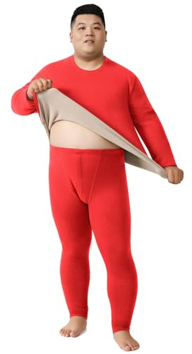RCLONGEU Thermounterwäsche Herren, Atmungsaktiv Funktionsunterwäsche Skiunterwäsche Set Winter Lange Thermo Ski Unterwäsche Set für Joggen,Radfahren,Fußball,Skifahren,Motorrad