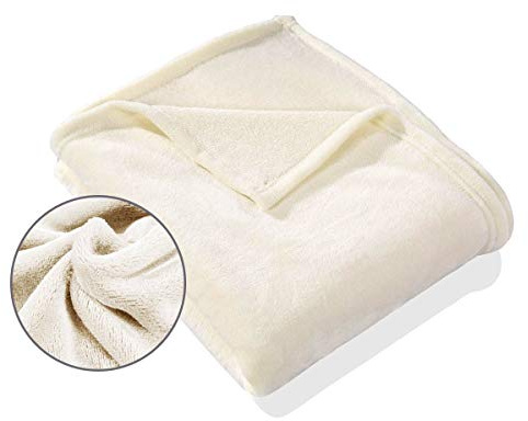 Kuscheldecke Tagesdecke Wohndecke 220 x 240cm Mikrofaser Decke Coral Fleece,Sofadecke Supersoft warm, super weiche hochwertige microfaser, (Cremeweiß, 220 x 240 cm)