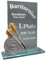 RaRu Dart-Glaspokal Resin-Figur mit Lasergravur nach Wunsch