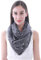 Lina & Lily Damen Loop Schal mit Hunde-Motiv Boxer Hund (Grau)