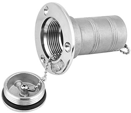 tankstutzen boot, Tankdeck F¨¹ller, Deck-Fill-Deck-F¨¹ller, Boot Marine Edelahl-Brenngas-?ltank Deck-Fill-Port-Schl¨¹ssel