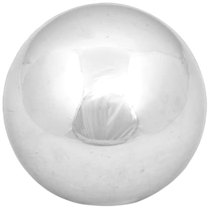Esschert Design Gazing Globe, groß, silberfarben