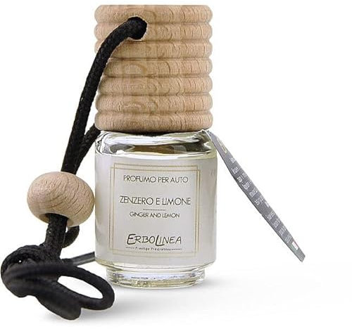 Erbolinea - Profumatori per auto Fragranze Classiche (Zenzero e Limone)