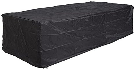 Abdeckhaube HWC-J41, Abdeckplane Schutzplane Schutzh�lle, Gartenm�Bel Outdoor Tisch-Set Garnitur 75x255x120cm, anthrazit