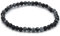 Miracles Minéraux Bracelet perle ronde 4 mm fin et discret, pierre naturelle, création artisanale française, plus de 60 choix (Obsidienne neige 4 mm)
