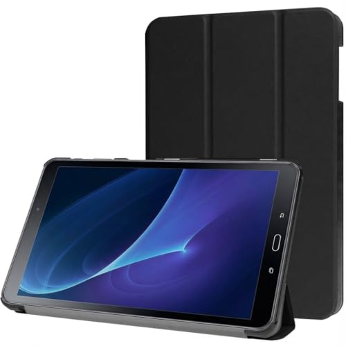 imoshion Tablet Hülle - Passend für Samsung Galaxy Tab A 10.1 (2016) - Trifold Klapphülle - Schwarz