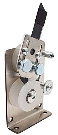 Jieotwice Máquina Peladora de Cables Manual Portátil, Peladora de Cables DIY Mini Pelacables de Residuos 2-35mm2 con Hoja de Acero de Tungsteno(A)