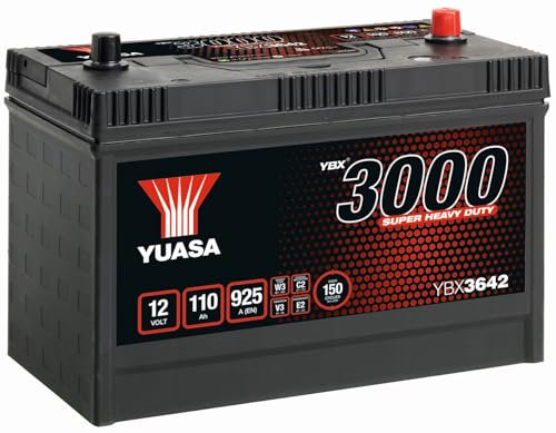- YUASABATTERIE YUASA YBX3642 CARGO SUPER HEAVY DUTY 12V 110Ah 925A