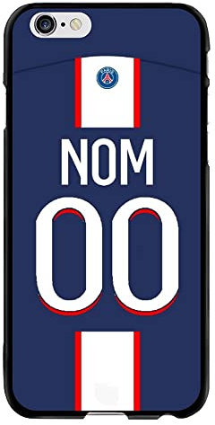 Coque-swag Coque Maillot Foot - Paris Domicile 2022/2023 - Personnalisable (IPHONE 6 Plus/IPHONE 6S Plus), Noir