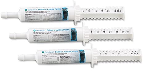 PRN Pharmacal Duralactin Feline L-Lysine Paste for Cats, 1 oz, 3 Pack