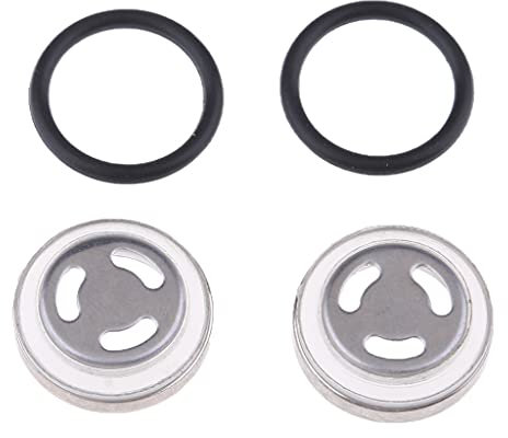 4 piezas.Motocicleta Φ18mm Mirilla Mirilla de aceite con sello for bomba de freno Cilindro de freno