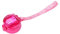 OLDLEY Replacement Straw Lid for 450ml Water Bottle, Leakproof Dustproof One-Click Open Cap with Carry Strap (Rose Red)