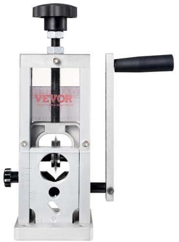 VEVOR Macchina Spellacavi Manuale in Lega di Alluminio Calibro tra 1,5-38 mm, Macchinetta Spellafili Manuale per Cablaggio Cavi Elettrici Funzionamento con Trapano 13 x 13 x 30 cm, Spella Cavi Manuale