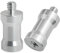 Blitzschuh-/Kaltschuh-Adapter LUORNG 2 Stück 1/4 Zoll Buchse auf 1/4 Zoll männlich Konverter Gewindeschraube Adapter Zapfen für Studio Lichtständer, Blitzschuh/Coldshoe Adapter Kugelkopf Blitzauslöser