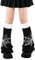 Olreco Beinstulpen Kawaii Beinstulpen Y2K Harajuku Beinstulpen für Mädchen Frauen Gyaru Niedliche Beinstulpen Goth Lolita Zubehör, B Schwarzes Spinnennetz, ausgestellt, Einheitsgröße