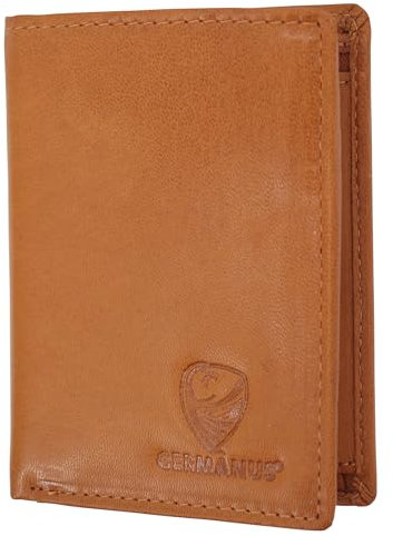 GERMANUS Geldbörse Lars der Klassiker aus Leder (Braun)