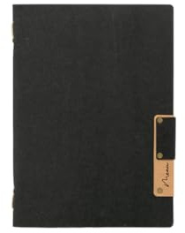 SECURIT Menühalter, wasserdicht, 24,9 x 17,5 cm, Schwarz