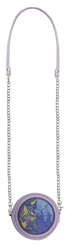 Cinereplicas Wednesday - Kreuztasche Lila Glasmalerei - Offizielle Lizenz