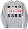 Rosa Nussknacker Ballett Vintage Weihnachten Nussknacker Damen Sweatshirt