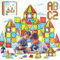 Elegancy 60 Pcs Diamond Magnetic Tiles for Kids | Innovative 3D Magnetic Building Blocks Set Kids Toys | Toddler Toys Blocks Educational Toys Magnet Tiles