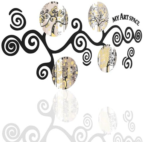 DekoArte - Adesivi Murali ALBERO DELLA VITA 180x88 cm - Decorazione Murale Originale e Stilizzata in 3D