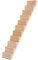 Maßstab 1:12 Puppenhaus Treppe Puppenhaus Möbel DIY Mini Holz Treppe für Micro Landschaft