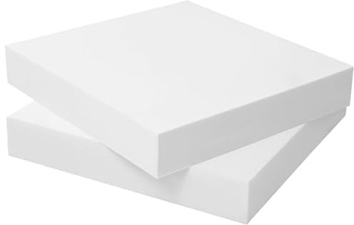 XIEMINLE Dicker, hochdichter Schaumstoff, fester Polsterschaumschwamm, perfekt für Bodenmatte, Gartenbank, Sofa, Fenster, Sitzkissen, Ersatz-Schaumstoffpolsterung für Kissen (dick 20 cm, 35 x 35 cm)