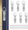 JIEYAO Ganci Per Quadri Per Quadri Pesanti Ganci Per Quadri Con Anello A D, Confezione Da 6 Ganci Per Specchi Super Pesanti Con 24 Viti Robusti Ganci Per Quadri A 4 Fori Cornici Di Opere D'arte
