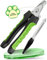 Nunbellpet® Krallenschere für Hunde und Katzen - Professioneller Krallenschneider, Nagelschere für Kleintiere, Sicherer Krallenzange mit Schutz, Ideal für Fell- und Krallenpflege (Grün, S)