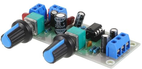 OFFSCH Adjustable Audio Amplifier Preamp Board Pre-assembled Subwoofer Low Bass Mainboard Compatible 10-24V Single Power Random Colour