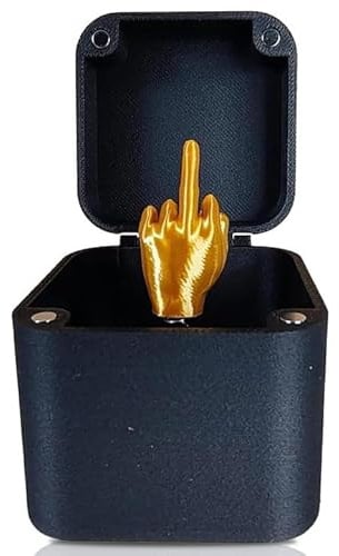 Mittelfinger in einer Box, Mittelfinger in Box, Geschenkbox